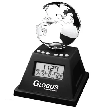 SOLAR POWERED MOVING GLOBE WITH ALARM CLOCK 1