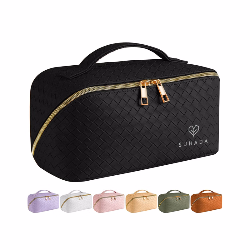 Woven Makeup Bag