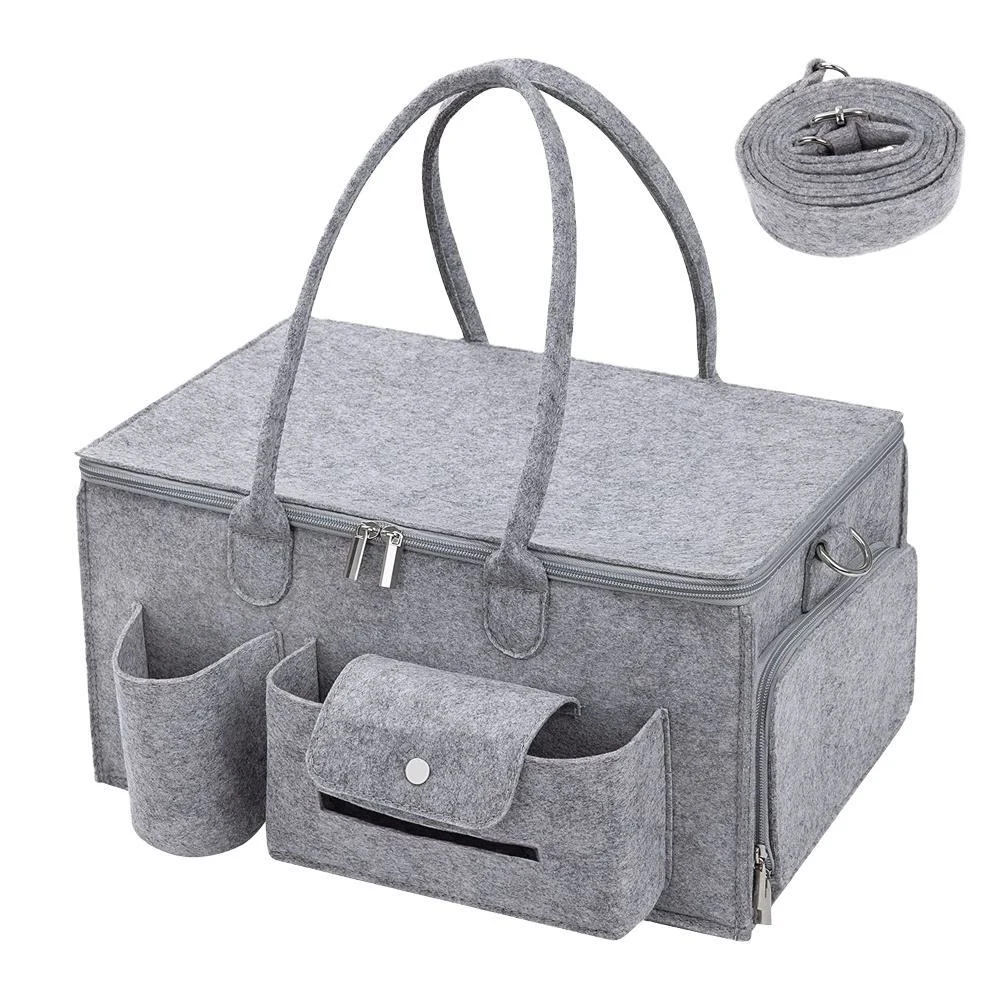 Felt Diaper Storage Bag 1