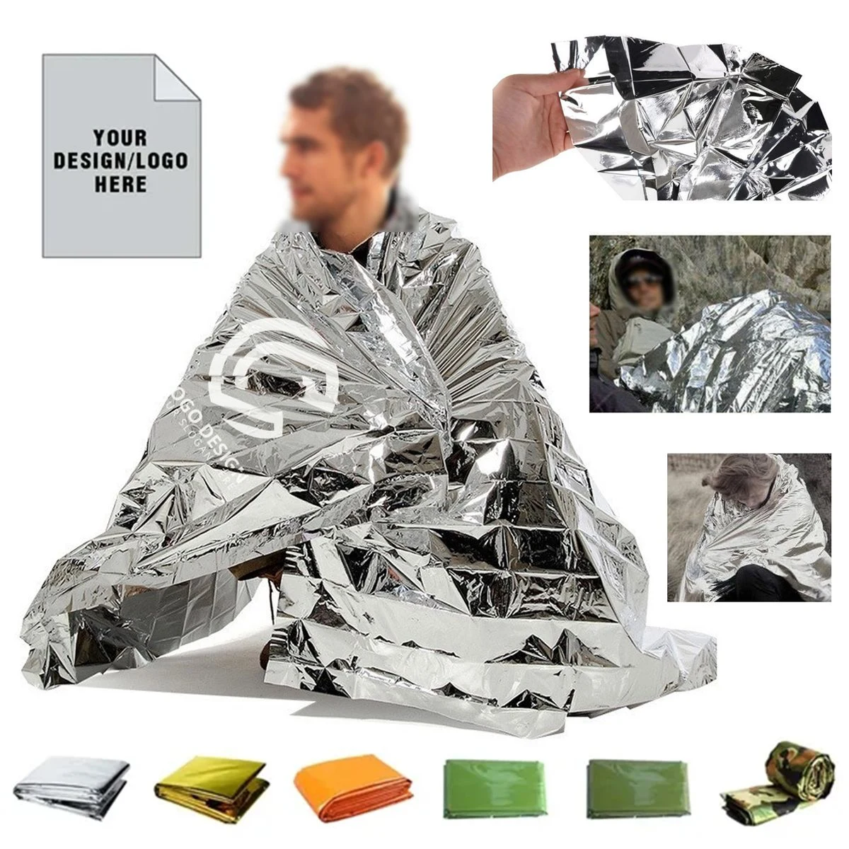 Survival Gear Camping Marathon Outdoor Emergency Blanket 1