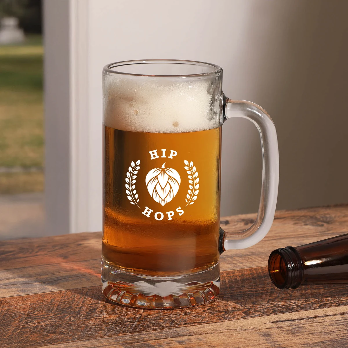 16 oz Libbey Glass Beer Mug 1