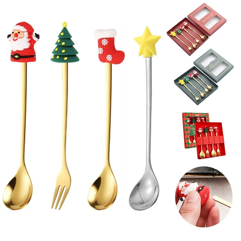 Christmas Fork Spoon Set 1