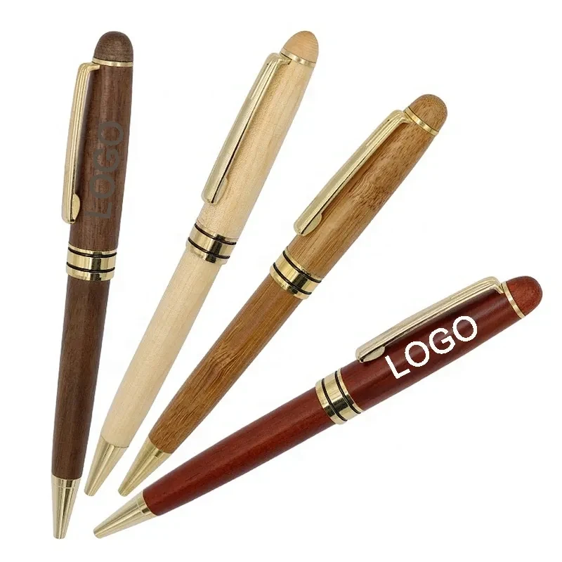 Rosewood Twist Ballpoint Pen 1