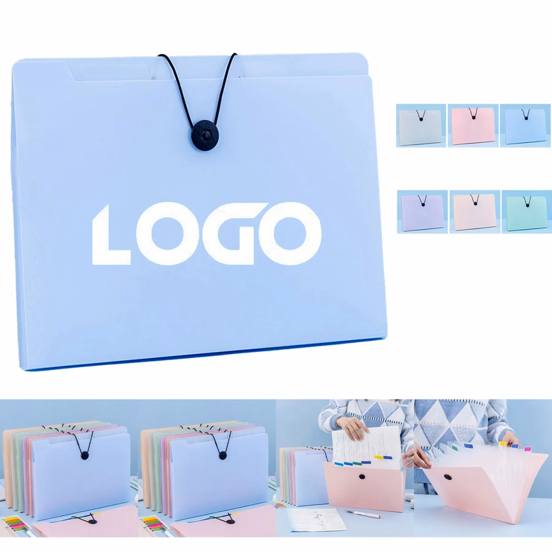 2packs 8 Pockets Expanding File Folder
