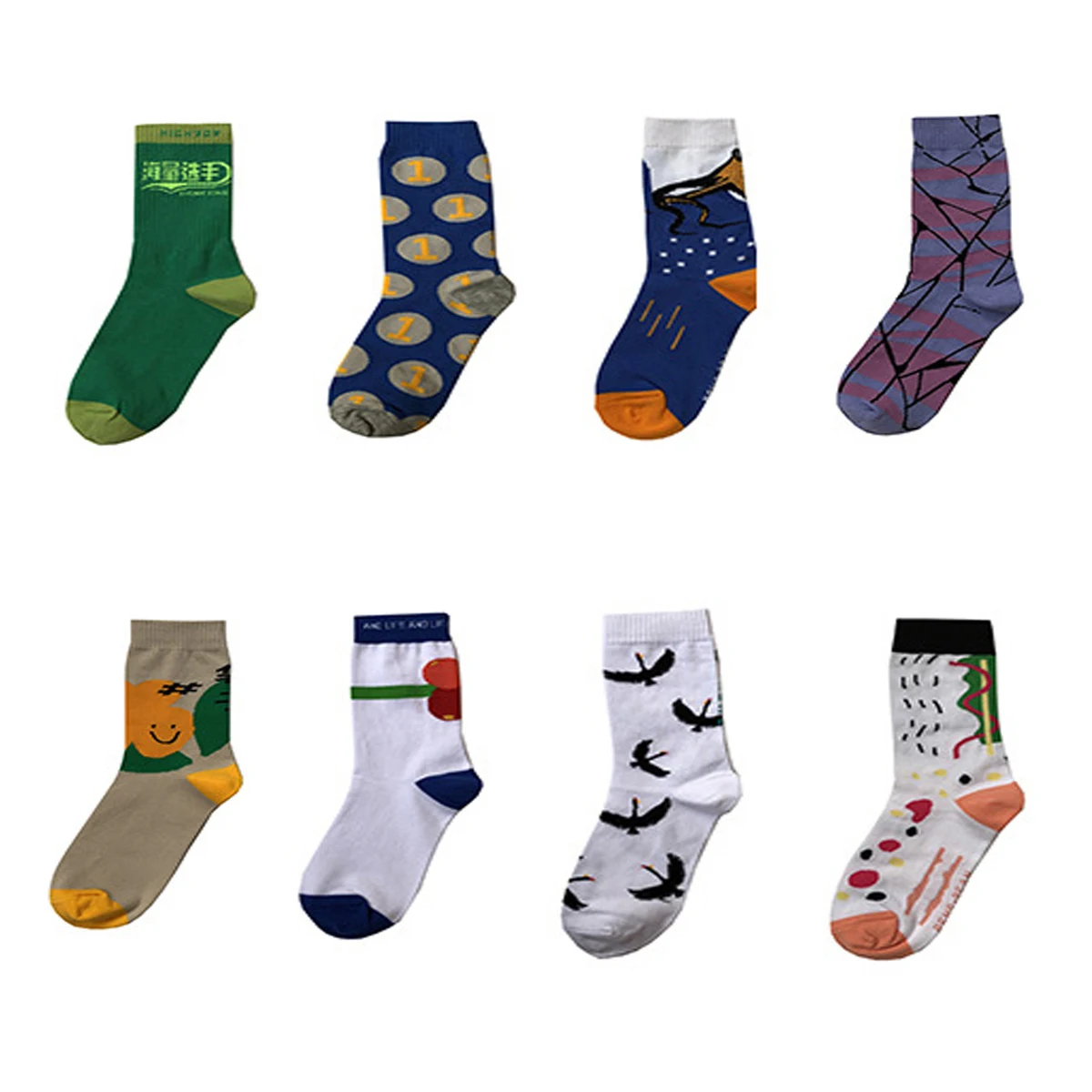 Jacquard Polyester Socks 1