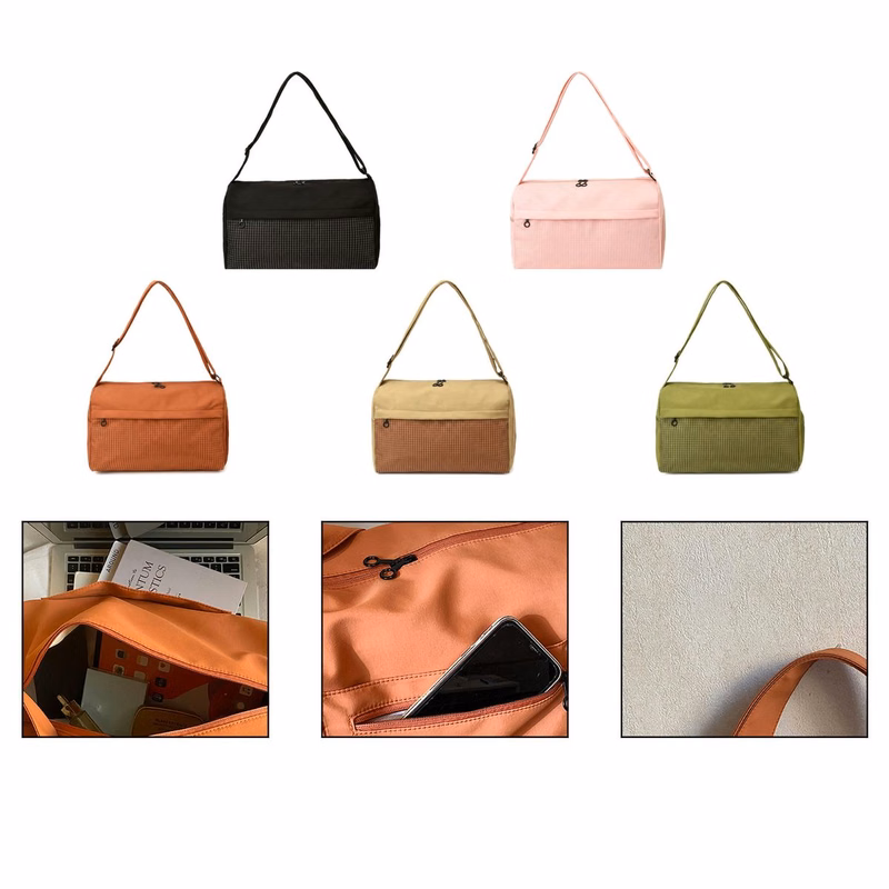 Roomy Workout Bag with Shoe and Clothing Storage