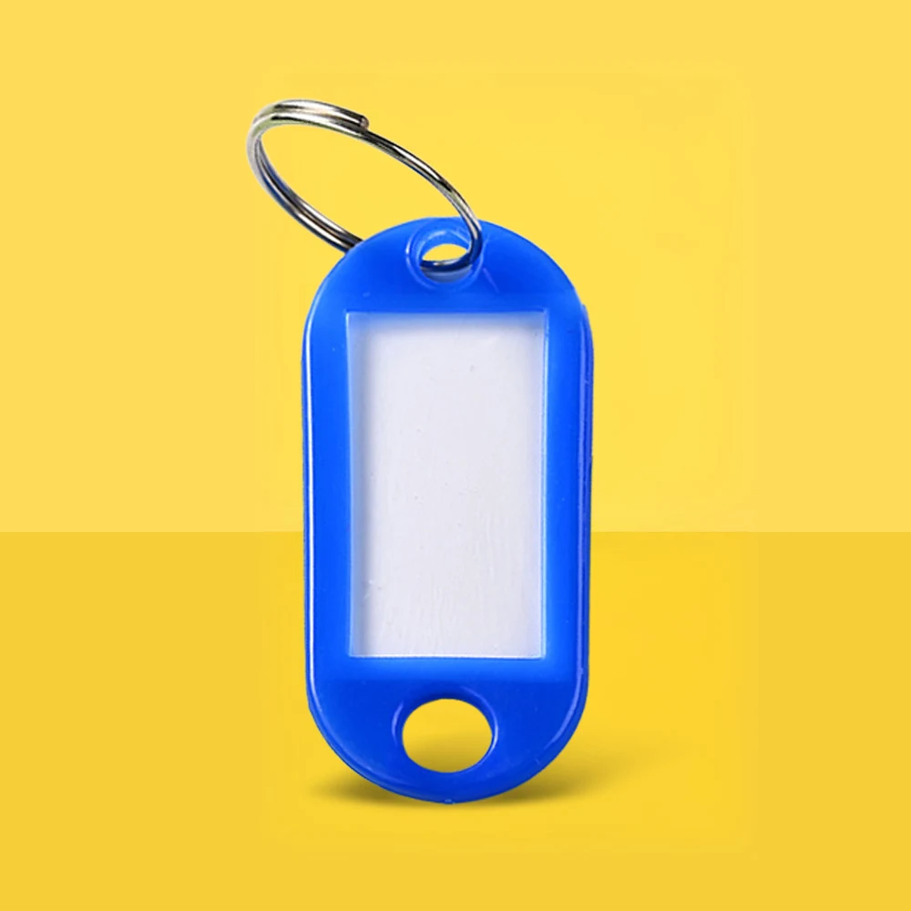Plastic Key Tags With Label Window 1