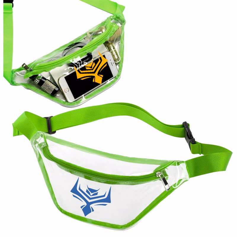 Clear Fanny Pack With Zipper Pocket