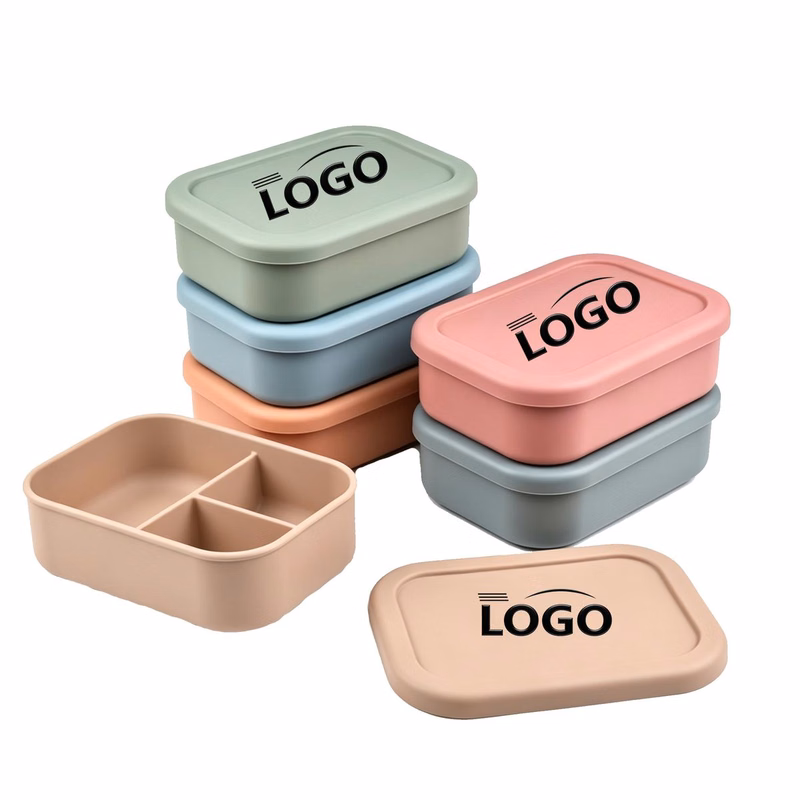 Custom Imprinted Silicone Food Container