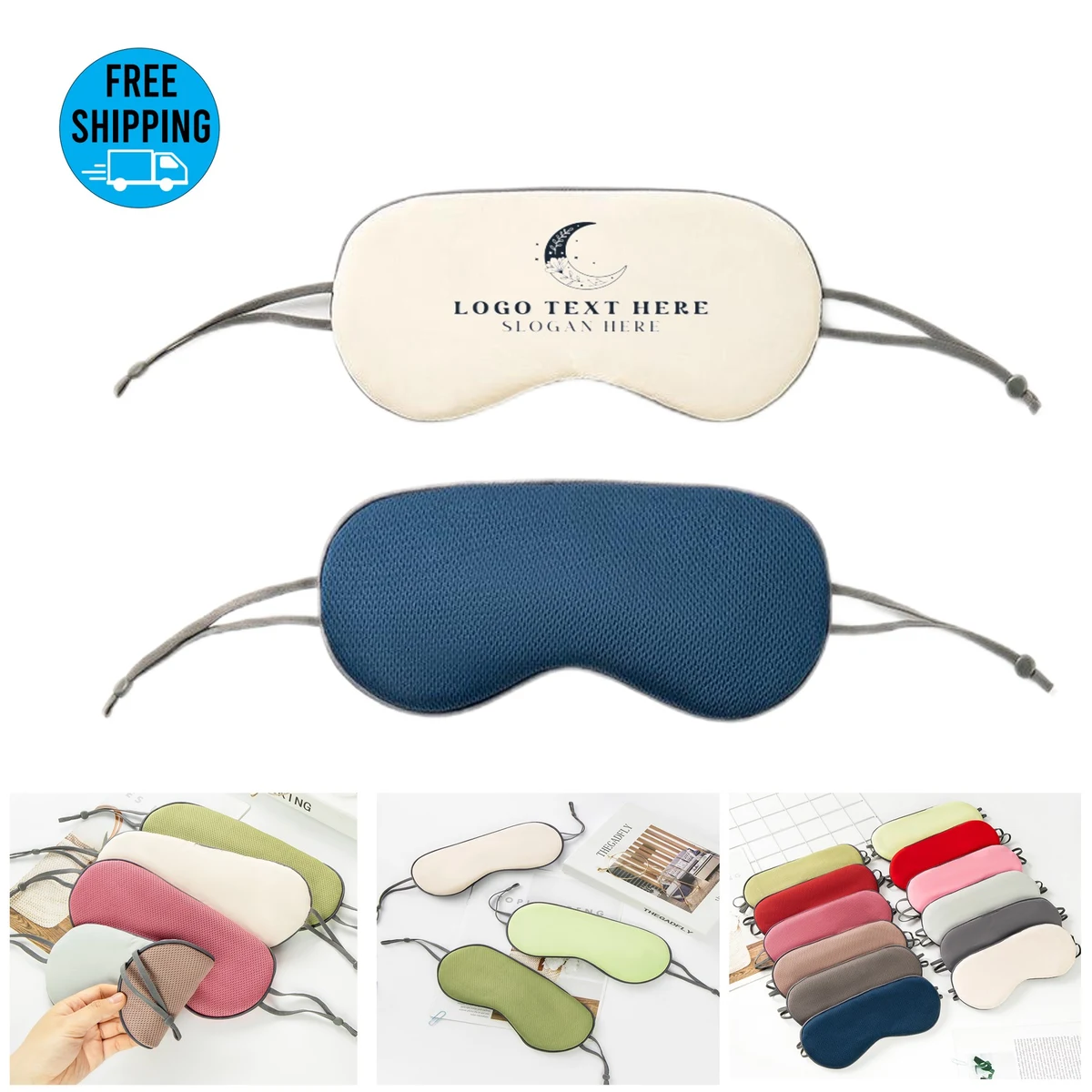 Double sided adjustable Sleeping Eye Mask 1