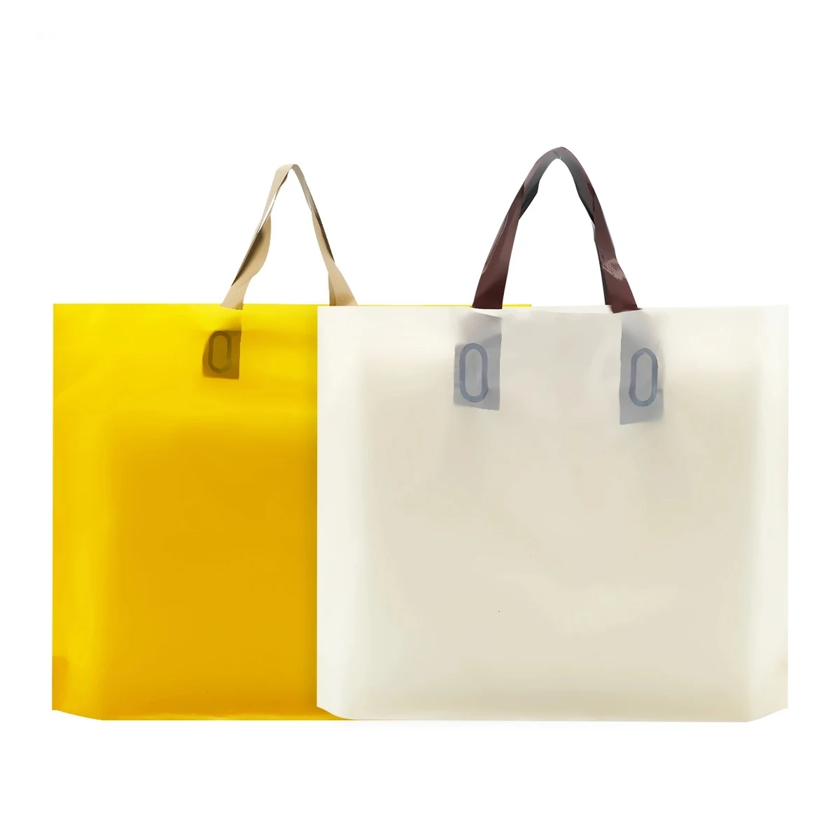 Plastic Bags with Handles, Tote Shopping Bags 1