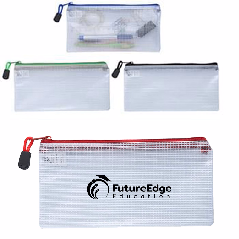 Transparent Pencil Case with Zipper