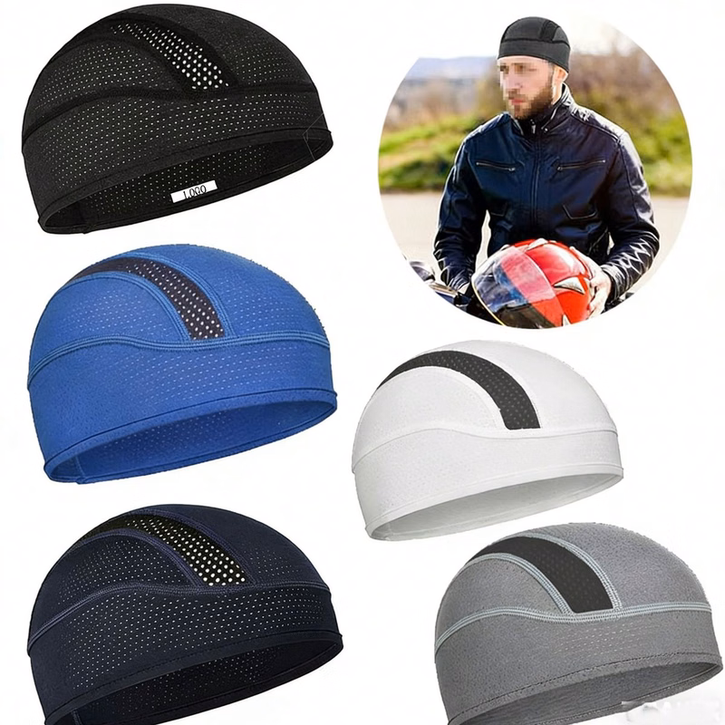 Lightweight Cooling Beanie Skull Cap Perfect for Under Helmet Wear