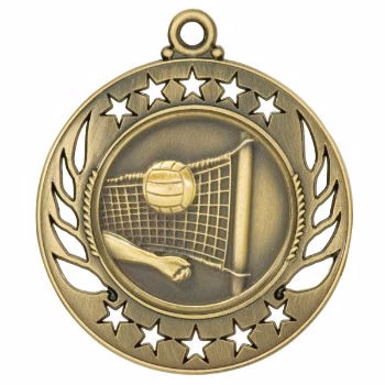 Volleyball Galaxy Medal, 2 1/4"