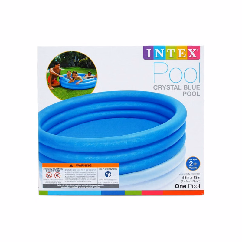 Intex Inflatable Kiddie Pool 58" x 13"