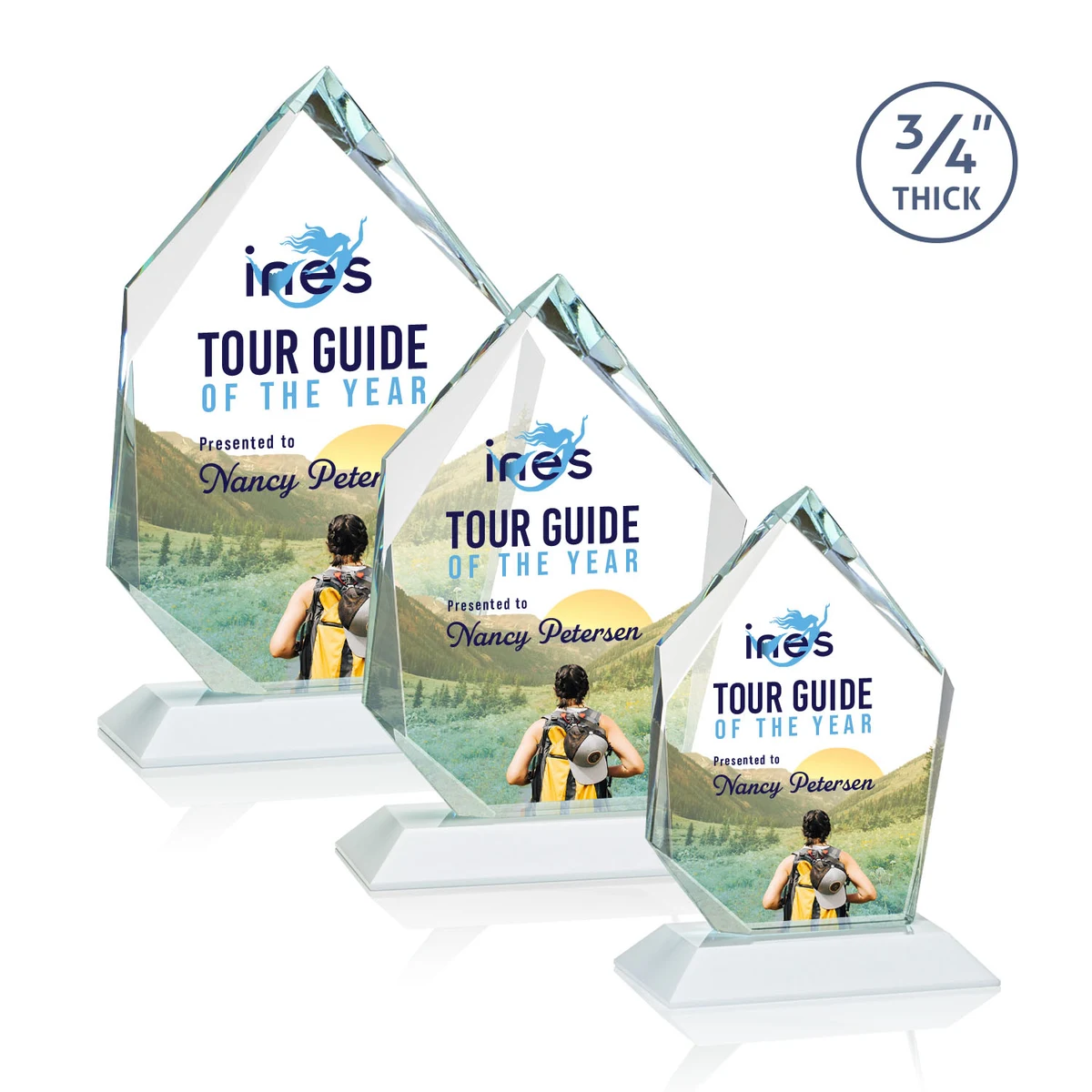 Deerhurst Ice Peak VividPrint™ Award - White 1