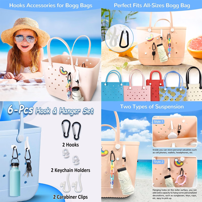 Hooks Set Compatible for Bog Bags