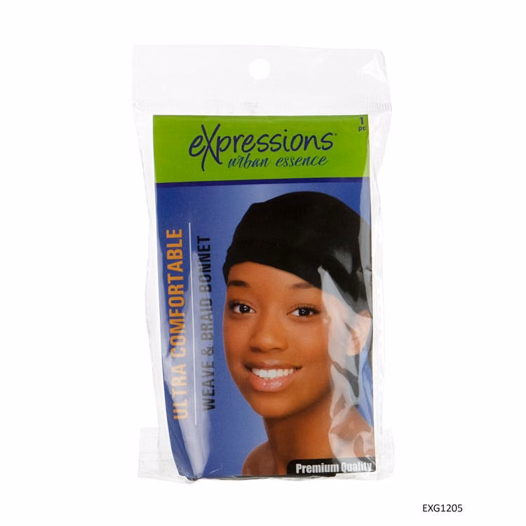 Weave & Braid Bonnets - Black One Size Fits Most