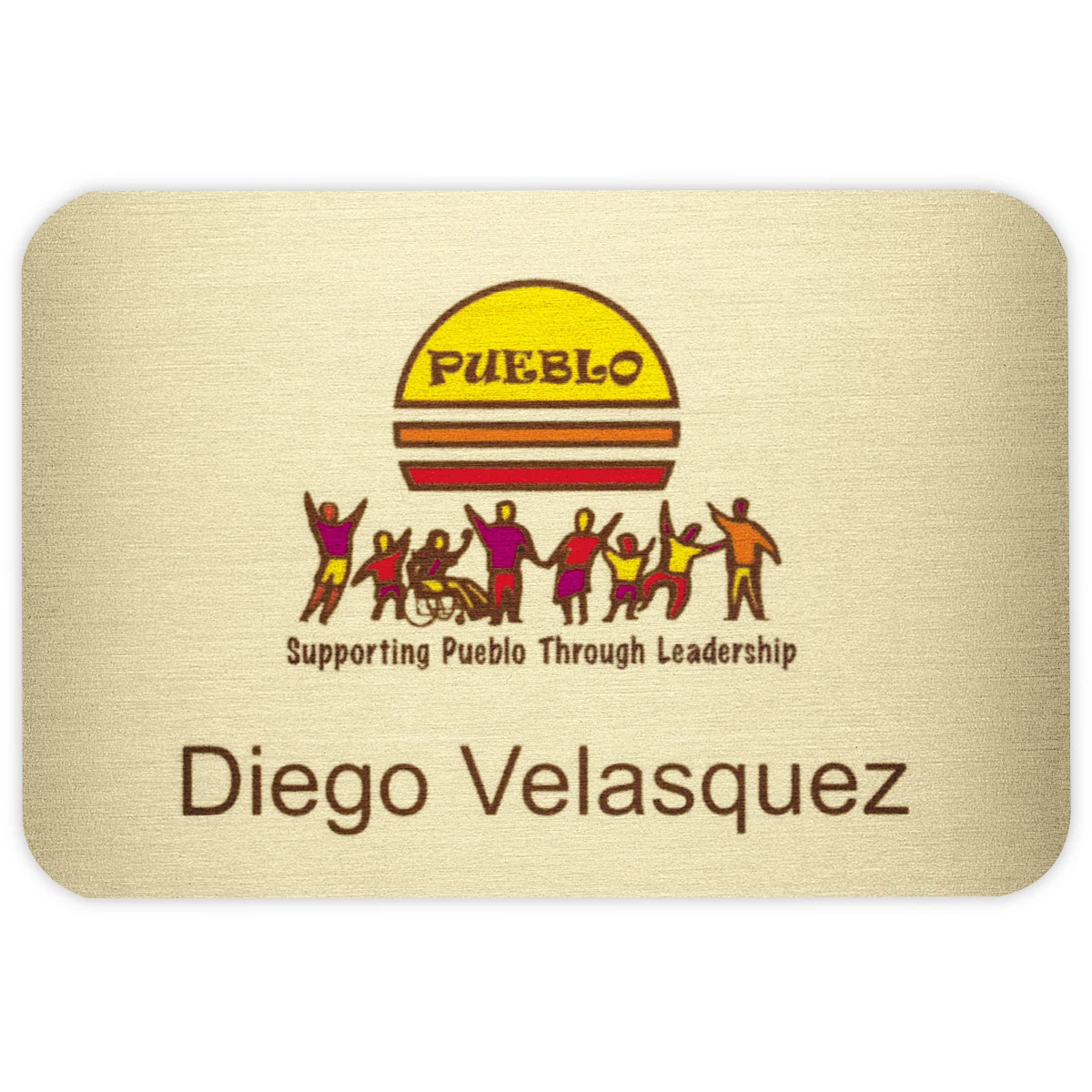 Savannah Metal Name Badge (Standard Size 2" x 3") 1