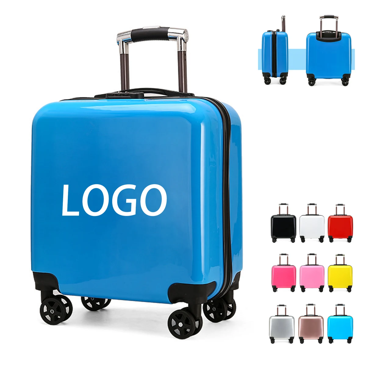 20 Inch Square ABS Trolley Case MOQ 10pcs 1