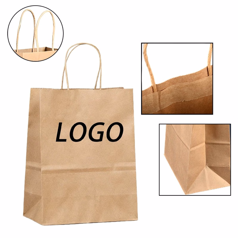 Eco-Friendly Biodegradable Vertical Kraft Paper Bags