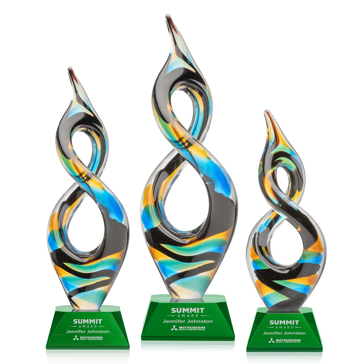 Cosenzo Award on Sheffield Base - Green 1