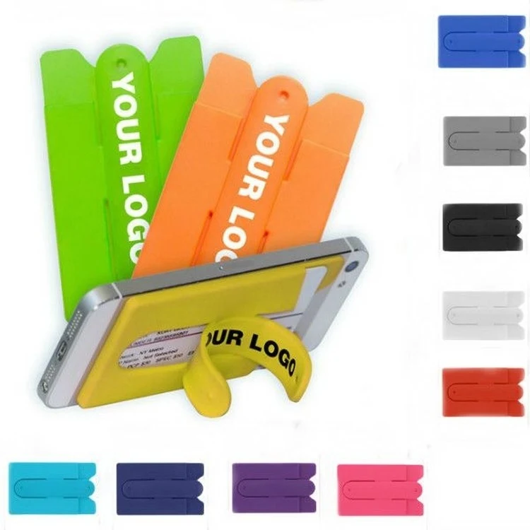 Silicone Phone Stand and Smart Wallet Card Holder 1