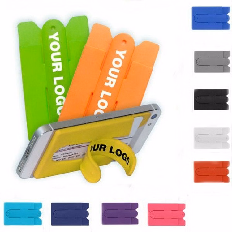 Silicone Phone Stand and Smart Wallet Card Holder
