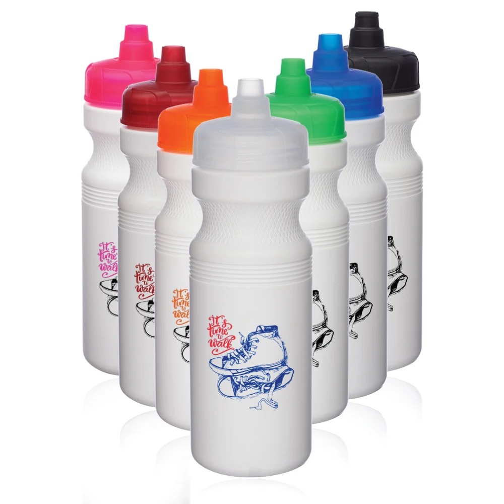20 oz. Plastic Water Bottle with Quick Shot Lid 1