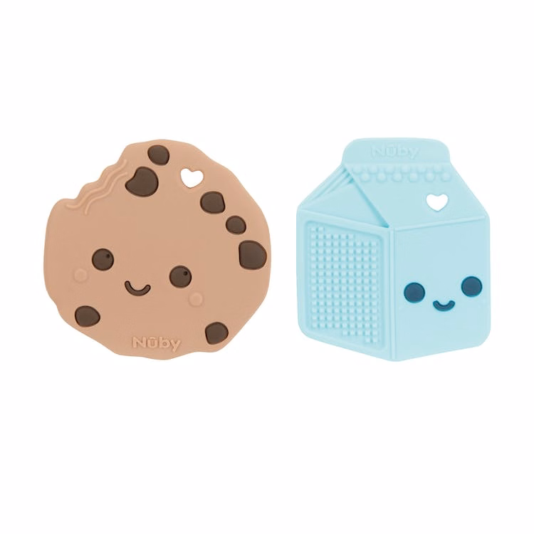 Nuby Milk & Cookie Teethers - 2 Pack