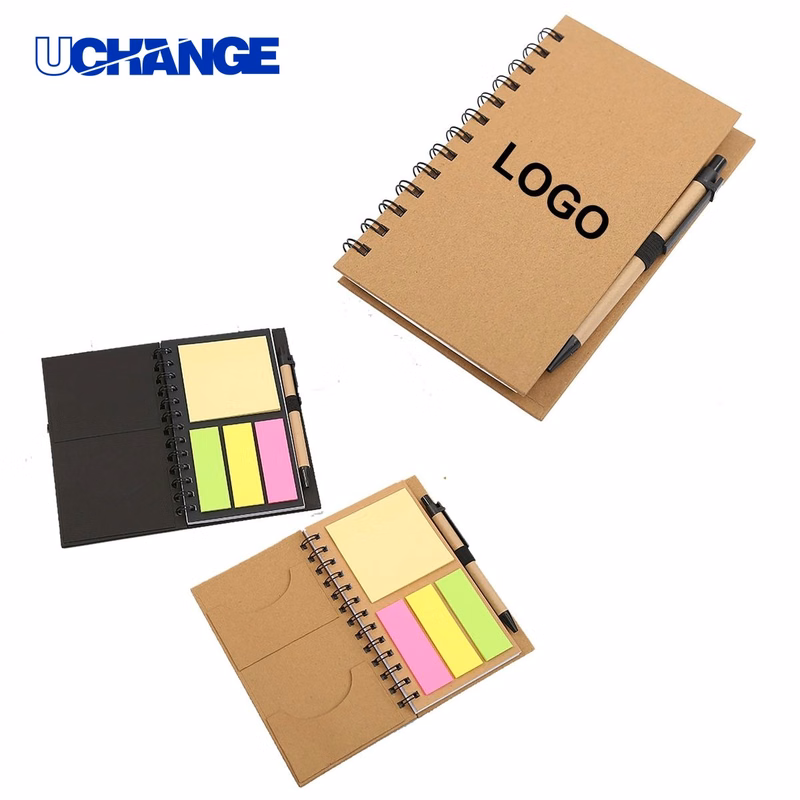 Spiral Sticky Notes Notebook Journal