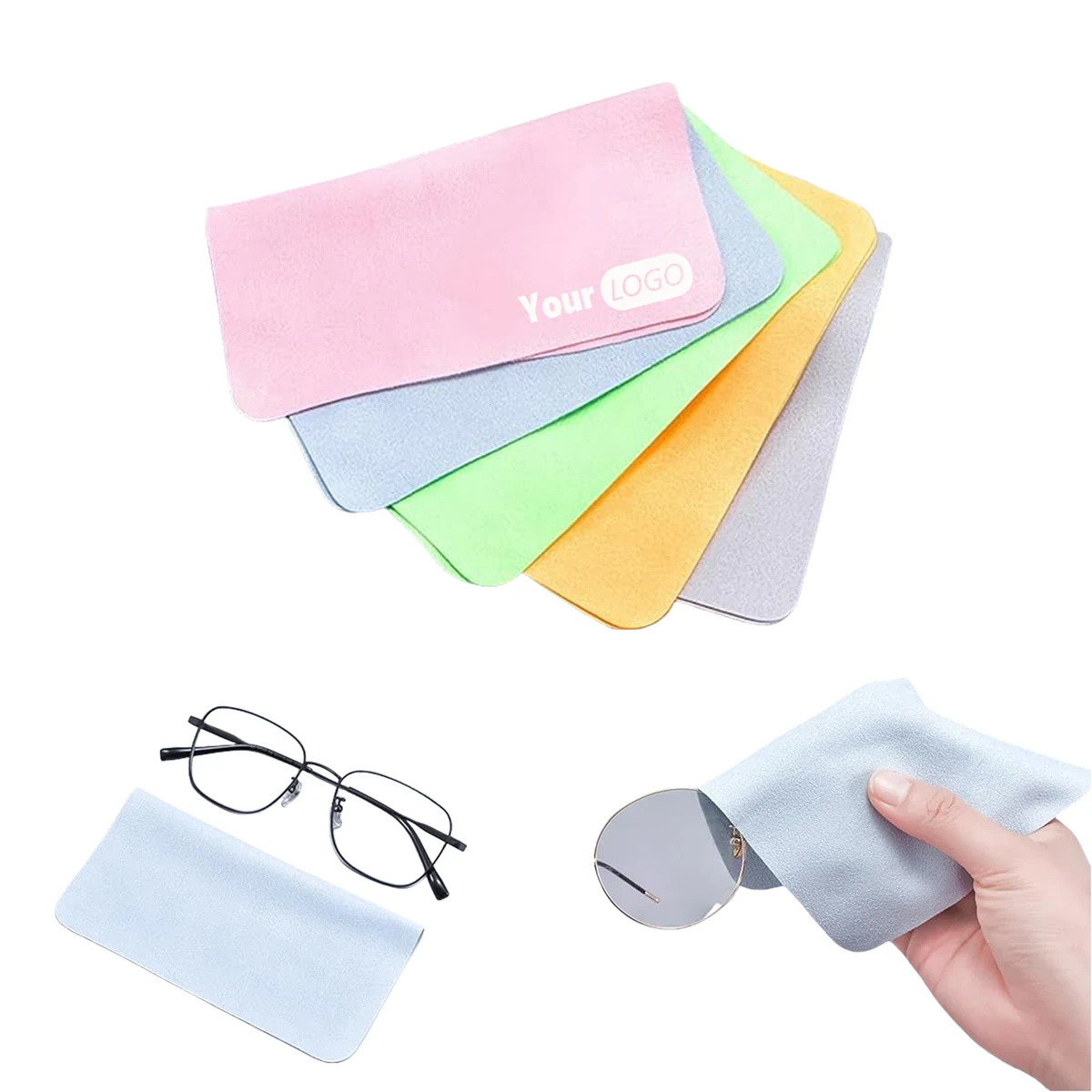 Soft Suede Eyeglass Cleaning Cloth MOQ50 1