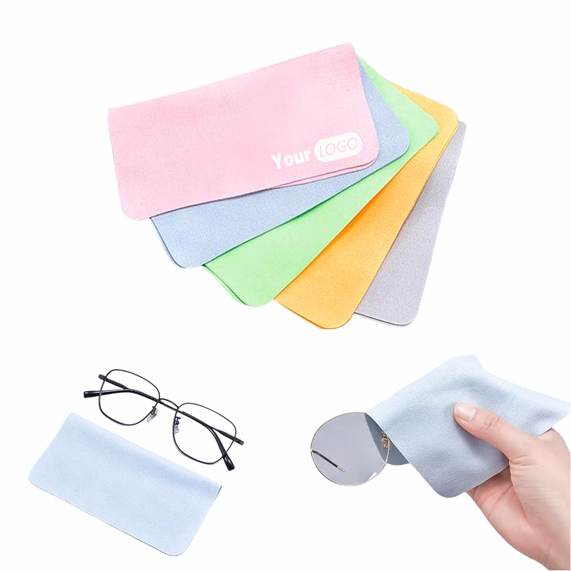 Soft Suede Eyeglass Cleaning Cloth MOQ50