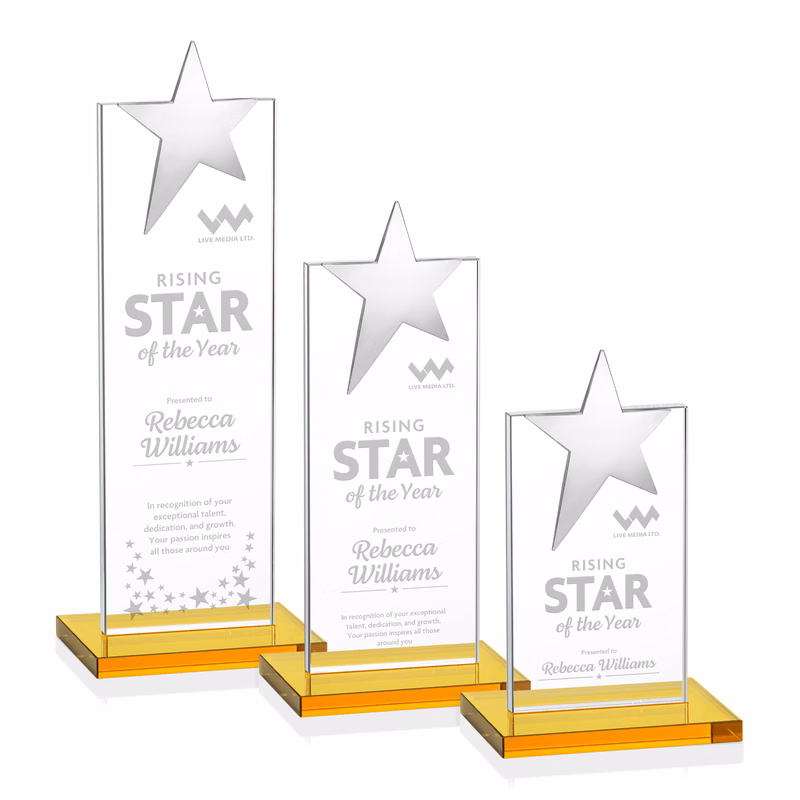 Bryanston Chrome Star Award - Amber