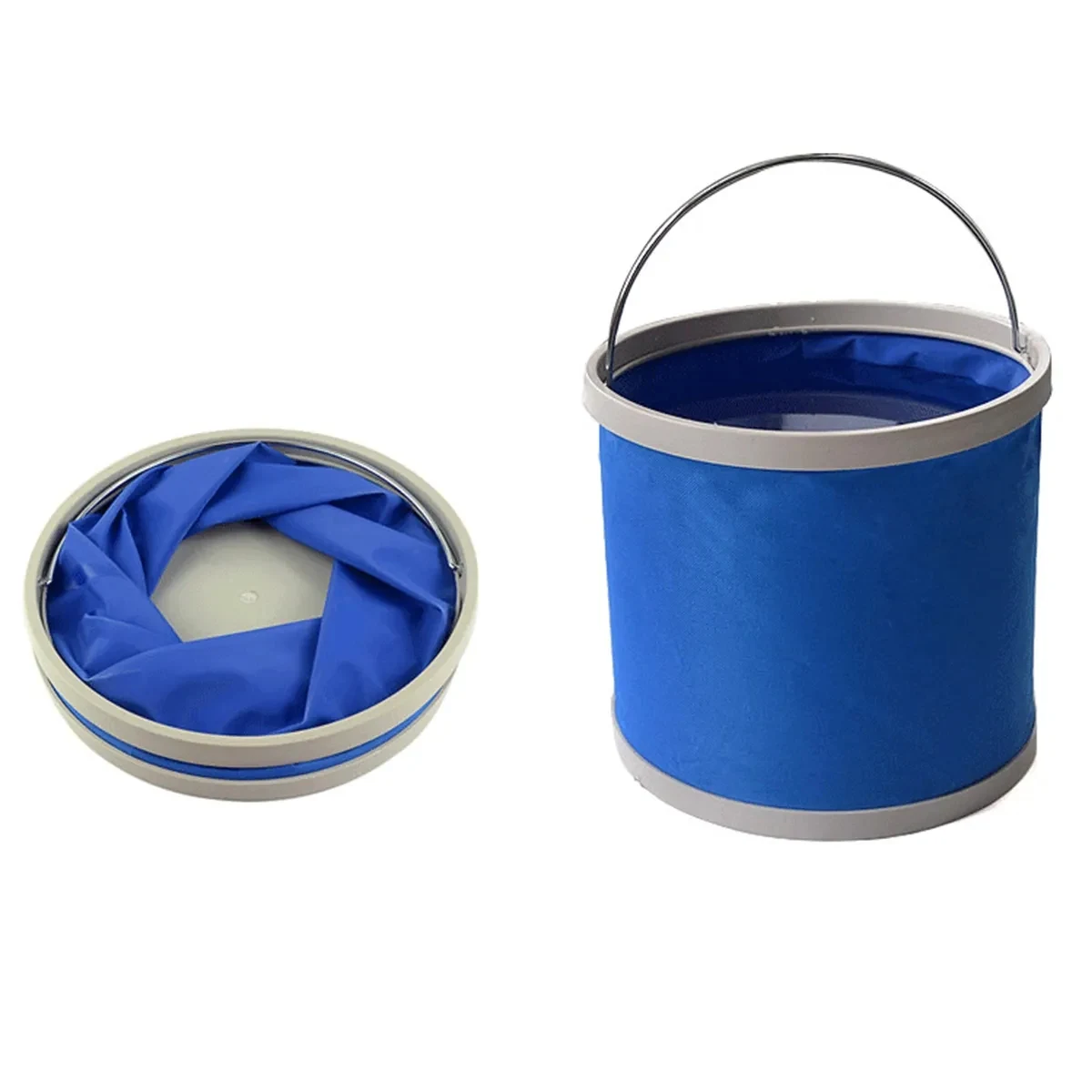 9L Portable Waterproof Foldable Bucket For Camping Fishing 1
