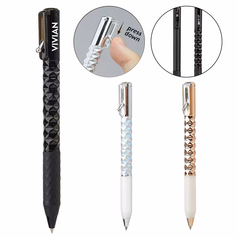 Geometric Deformation Retractable Fidget Pen
