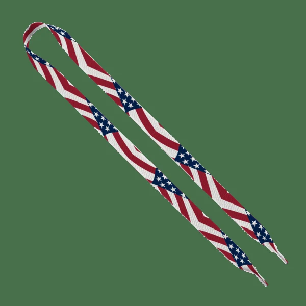 3/4" Dye-Sublimated Waffle-Weave Shoelaces (pair) 1