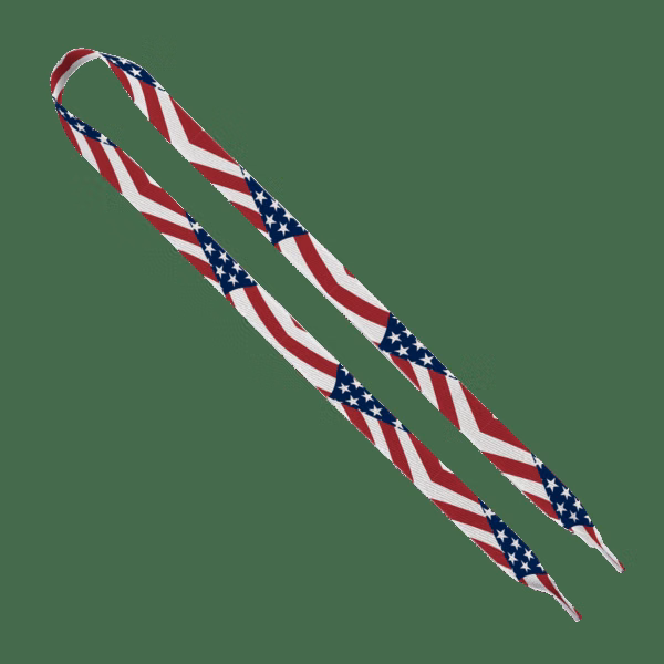 3/4" Dye-Sublimated Waffle-Weave Shoelaces (pair)