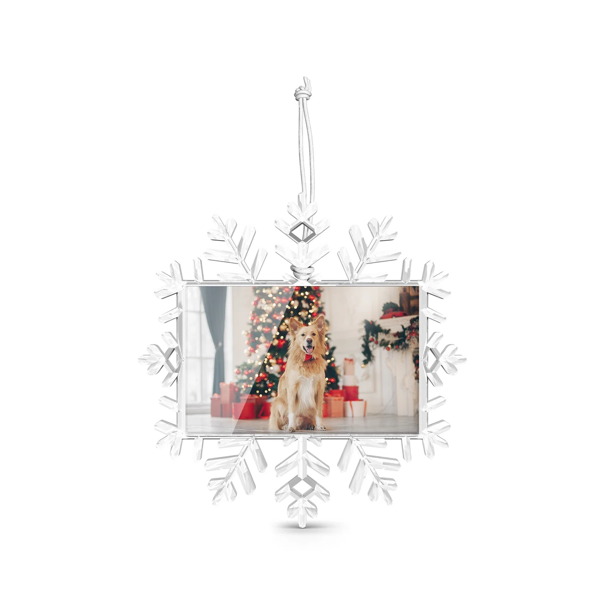 Custom Snowflake Ornaments – Personalized Clear Photo Decorations for Holiday Gifting 1