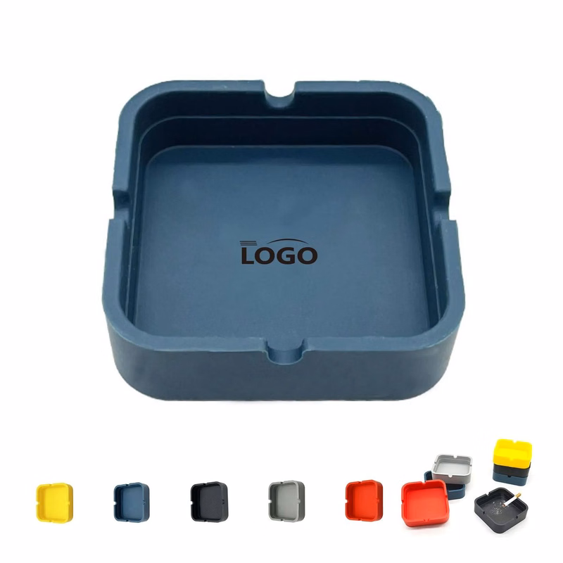 Square Silicone Cigar Cigarette Ashtray