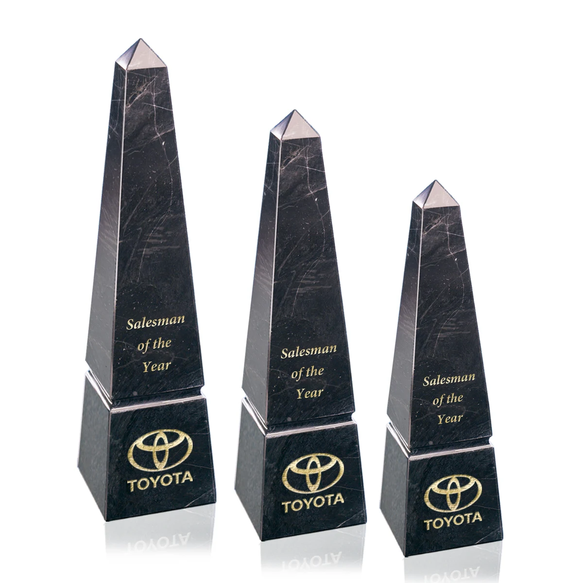 Groove Marble Obelisk Award - Black 1