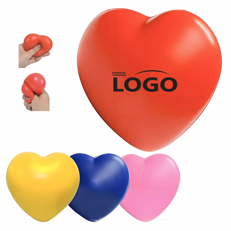 PU Heart-Shaped Stress Relief Ball
