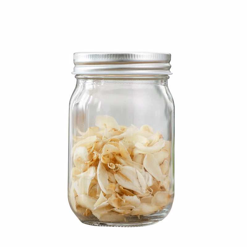 500ml Glass Mason Jar with Silver Lid