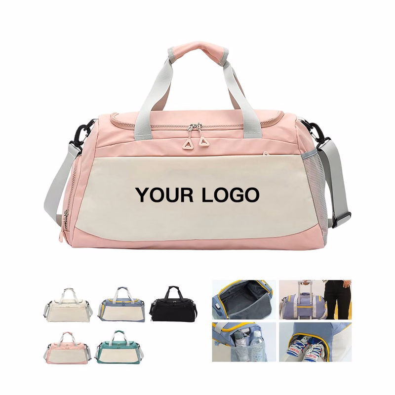 Oxford Sports Tote with Water Resistant Polyester Lining