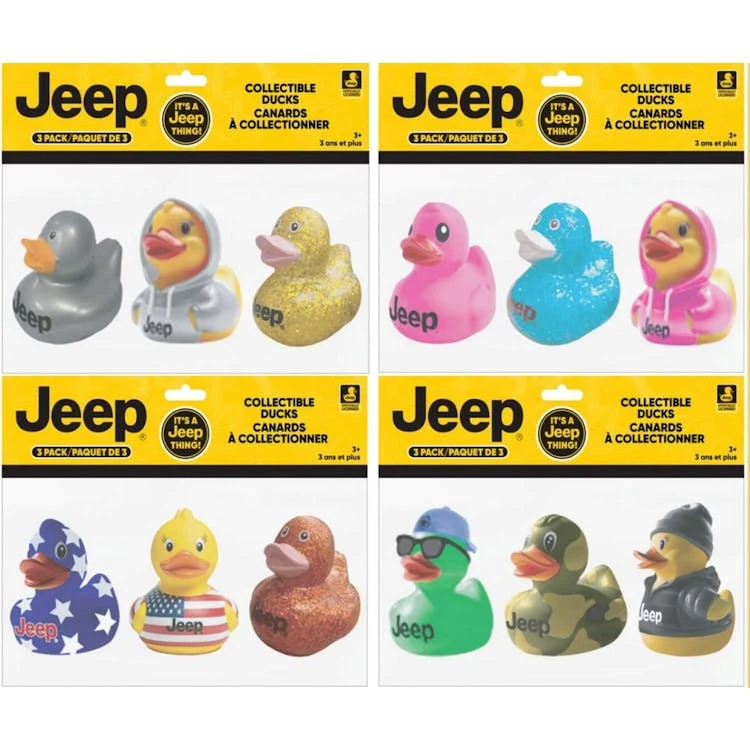 Jeep Ducks Assorted - 3 Pack 1