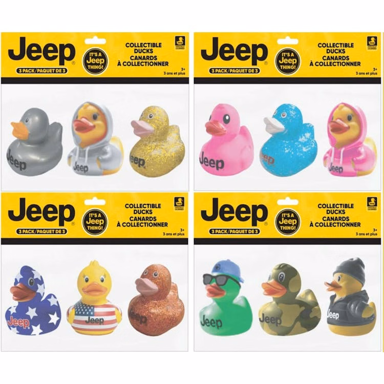 Jeep Ducks Assorted - 3 Pack