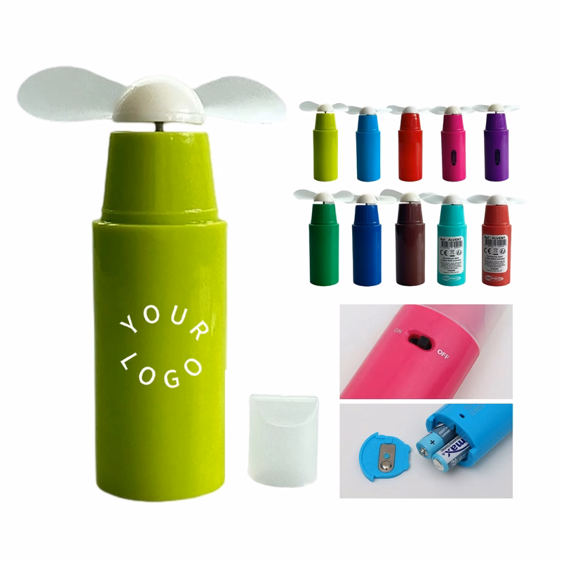 Mini Lipstick-Shaped Fan with Quiet Operation