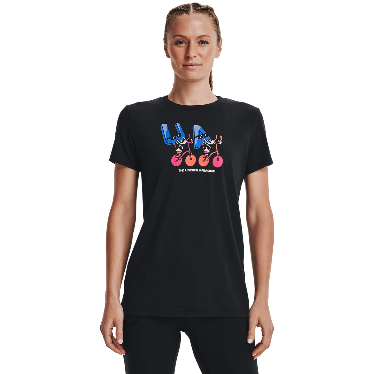 Women's UA Biking Illustration Short Sleeve 1