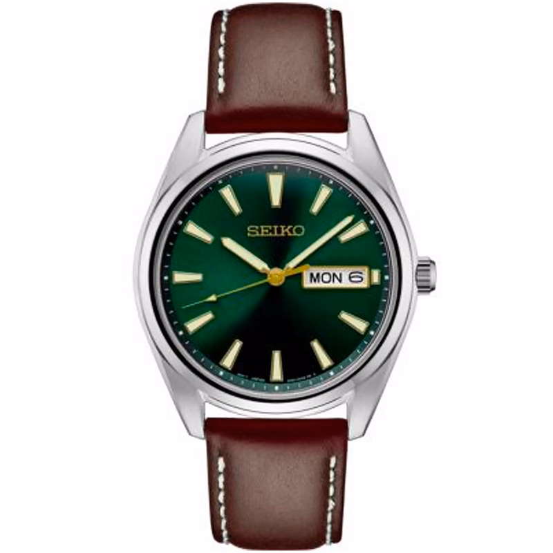 Mens Essential SS Green Dial