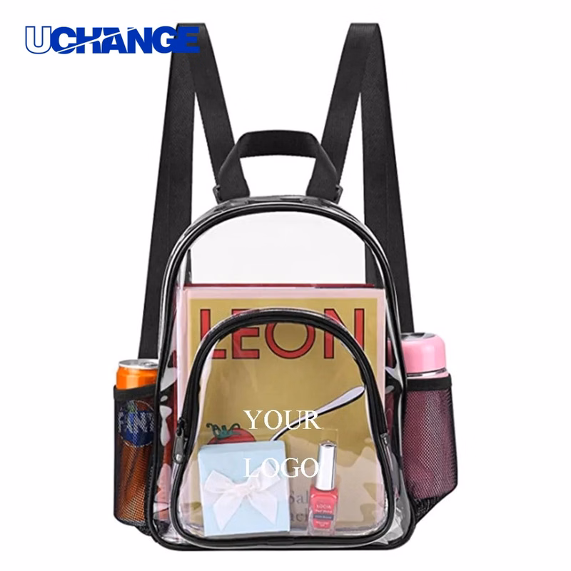 Clear PVC Waterproof Backpack Heavy-Duty Transparent Design